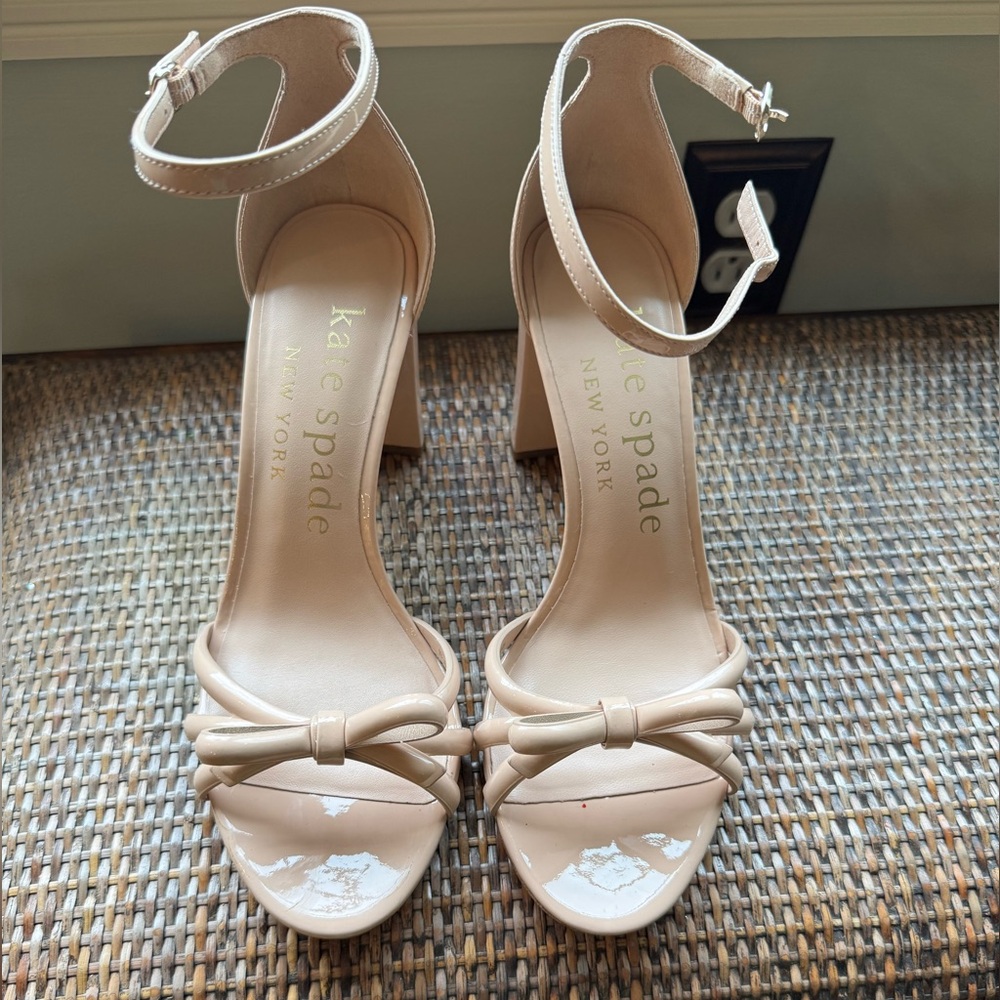 Kate Spade Women's Cream Heeled Sandals
